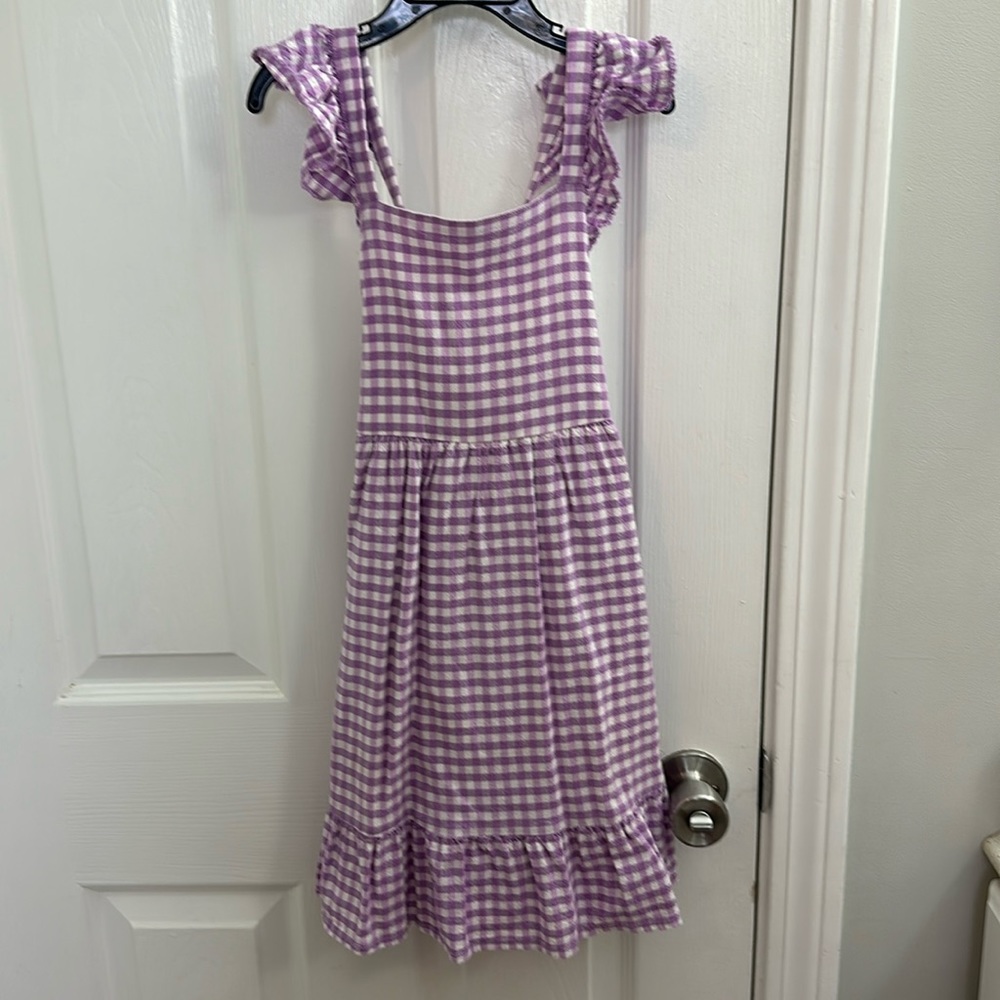 Pretty purple casual dress